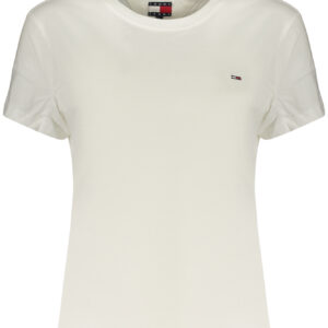 TOMMY HILFIGER WOMEN'S SHORT-SLEEVE T-SHIRT WHITE TOMMY HILFIGER