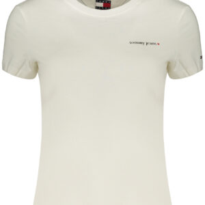 TOMMY HILFIGER WOMEN'S SHORT-SLEEVE T-SHIRT WHITE TOMMY HILFIGER