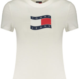 TOMMY HILFIGER WOMEN'S SHORT-SLEEVE T-SHIRT WHITE TOMMY HILFIGER