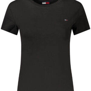 TOMMY HILFIGER WOMEN'S SHORT-SLEEVE T-SHIRT BLACK TOMMY HILFIGER