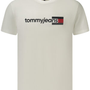 TOMMY HILFIGER MEN'S SHORT-SLEEVE T-SHIRT WHITE TOMMY HILFIGER