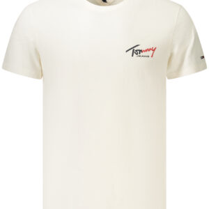 TOMMY HILFIGER MEN'S SHORT-SLEEVE T-SHIRT WHITE TOMMY HILFIGER