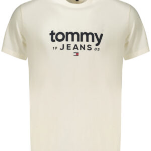 TOMMY HILFIGER MEN'S SHORT-SLEEVE T-SHIRT WHITE TOMMY HILFIGER