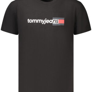 TOMMY HILFIGER MEN'S SHORT-SLEEVE T-SHIRT BLACK TOMMY HILFIGER