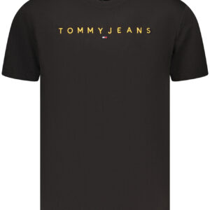 TOMMY HILFIGER MEN'S SHORT-SLEEVE T-SHIRT BLACK TOMMY HILFIGER