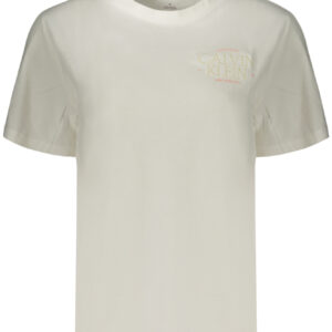 CALVIN KLEIN WOMEN'S SHORT-SLEEVE T-SHIRT WHITE CALVIN KLEIN