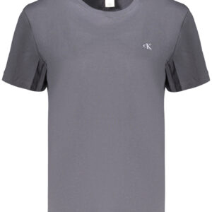 CALVIN KLEIN WOMEN'S SHORT-SLEEVE T-SHIRT GREY CALVIN KLEIN