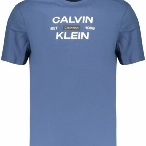 CALVIN KLEIN MEN'S SHORT-SLEEVE T-SHIRT BLUE CALVIN KLEIN