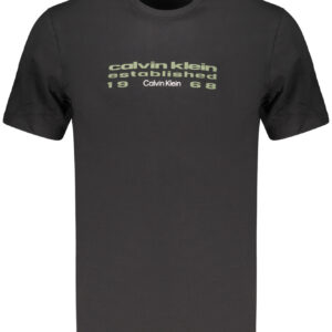 CALVIN KLEIN MEN'S SHORT-SLEEVE T-SHIRT BLACK CALVIN KLEIN