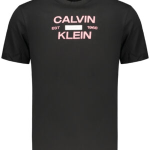 CALVIN KLEIN MEN'S SHORT-SLEEVE T-SHIRT BLACK CALVIN KLEIN