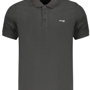 LOTTO MEN'S BLACK SHORT-SLEEVED POLO SHIRT LOTTO
