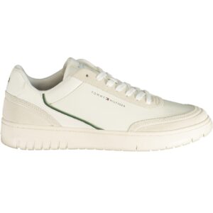 TOMMY HILFIGER MEN'S WHITE SPORTS SHOES TOMMY HILFIGER