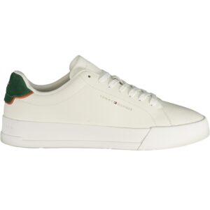TOMMY HILFIGER MEN'S WHITE SPORTS SHOES TOMMY HILFIGER