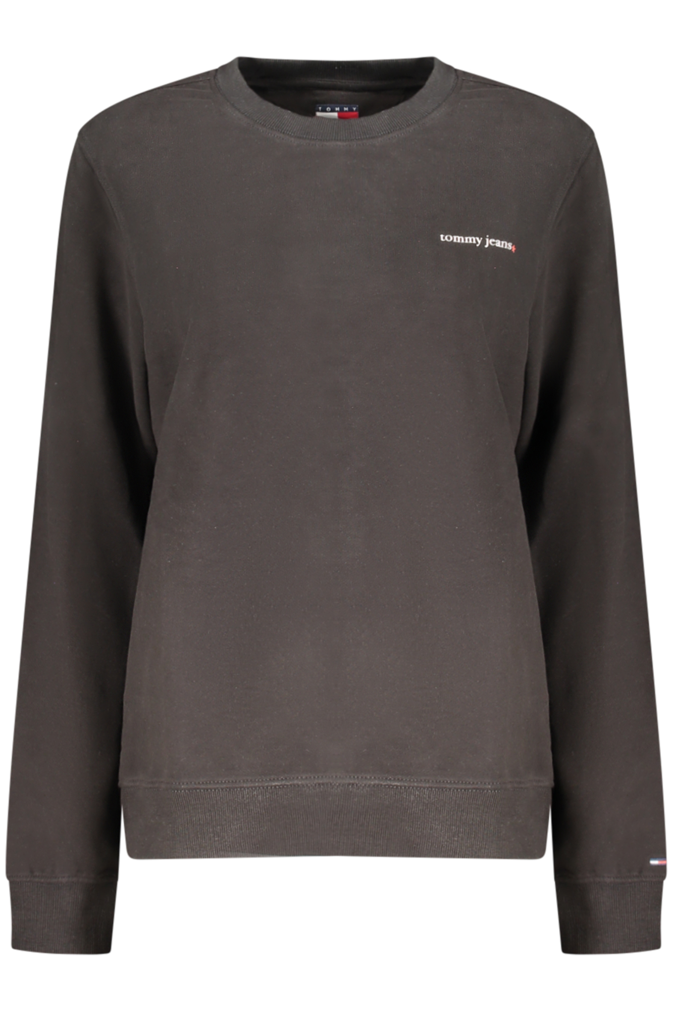 TOMMY HILFIGER WOMEN'S BLACK ZIP-UP SWEATSHIRT TOMMY HILFIGER