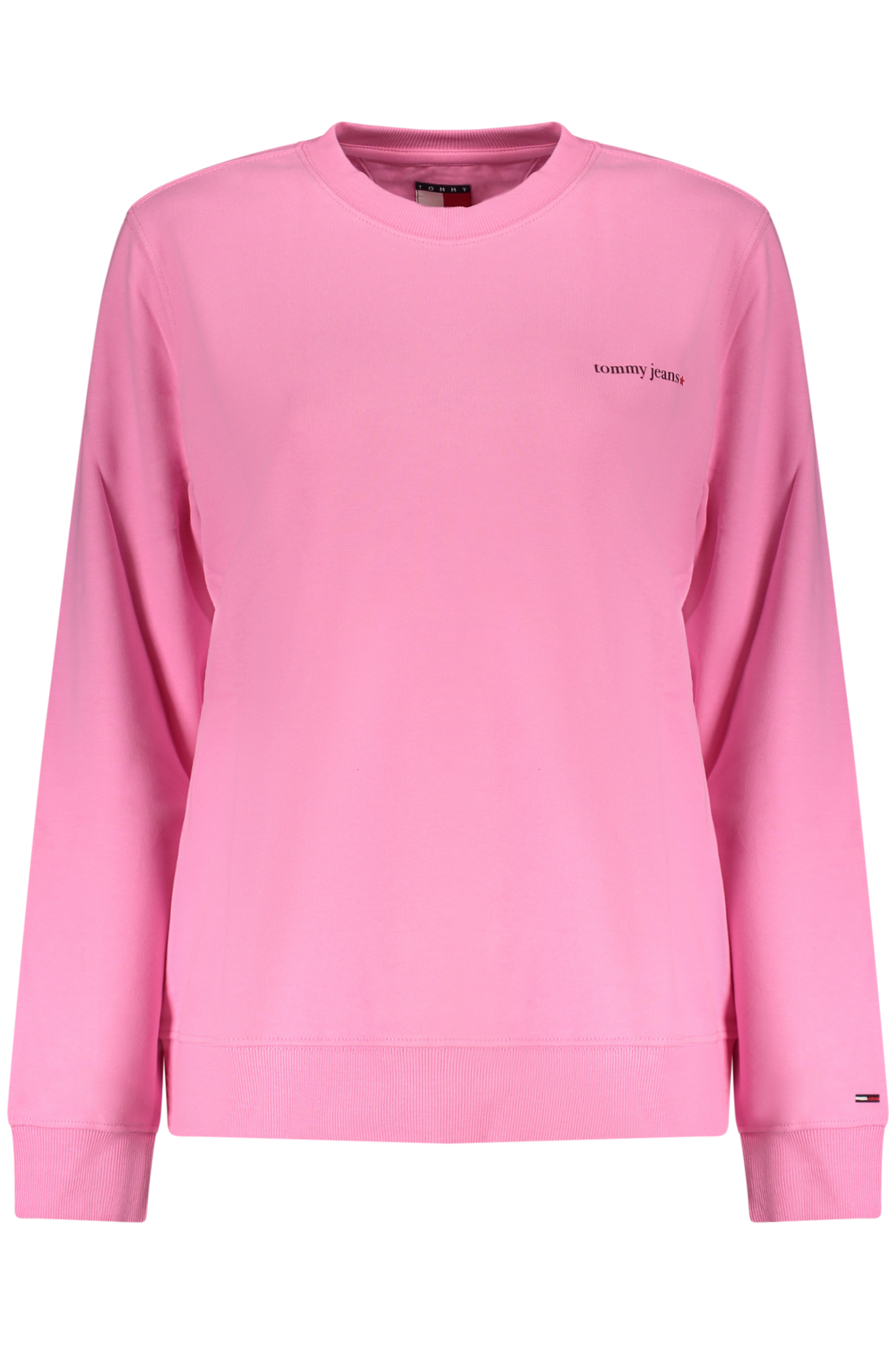 TOMMY HILFIGER WOMEN'S PINK ZIP-UP SWEATSHIRT TOMMY HILFIGER
