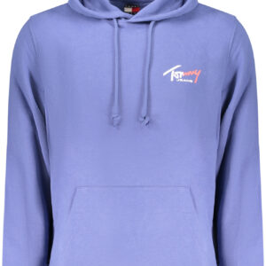 TOMMY HILFIGER MEN'S BLUE ZIP-UP SWEATSHIRT TOMMY HILFIGER