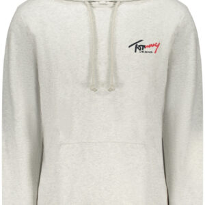 TOMMY HILFIGER MEN'S GRAY ZIP-UP SWEATSHIRT TOMMY HILFIGER