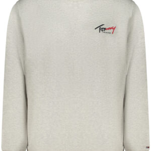 TOMMY HILFIGER MEN'S GRAY ZIP-UP SWEATSHIRT TOMMY HILFIGER