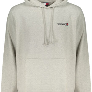 TOMMY HILFIGER MEN'S GRAY ZIP-UP SWEATSHIRT TOMMY HILFIGER