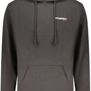 TOMMY HILFIGER MEN'S BLACK ZIP-UP SWEATSHIRT TOMMY HILFIGER