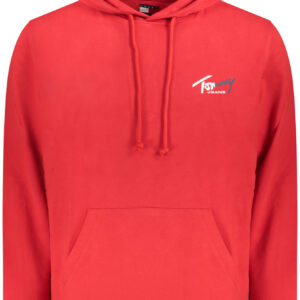 TOMMY HILFIGER MEN'S RED ZIP-UP SWEATSHIRT TOMMY HILFIGER