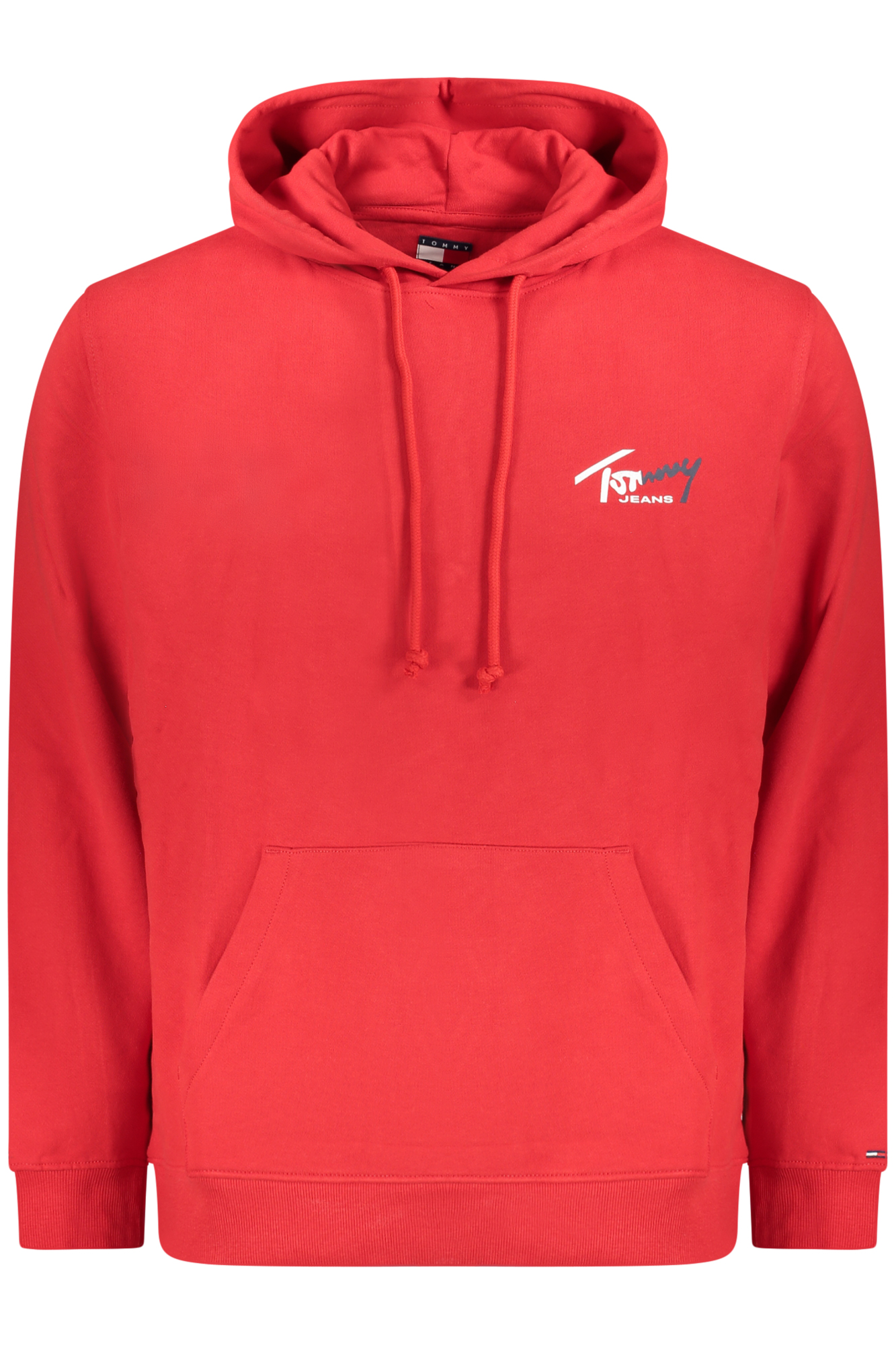 TOMMY HILFIGER MEN'S RED ZIP-UP SWEATSHIRT TOMMY HILFIGER