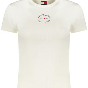 TOMMY HILFIGER WOMEN'S SHORT-SLEEVE T-SHIRT WHITE TOMMY HILFIGER
