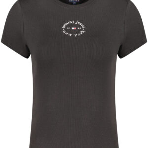 TOMMY HILFIGER WOMEN'S SHORT-SLEEVE T-SHIRT BLACK TOMMY HILFIGER