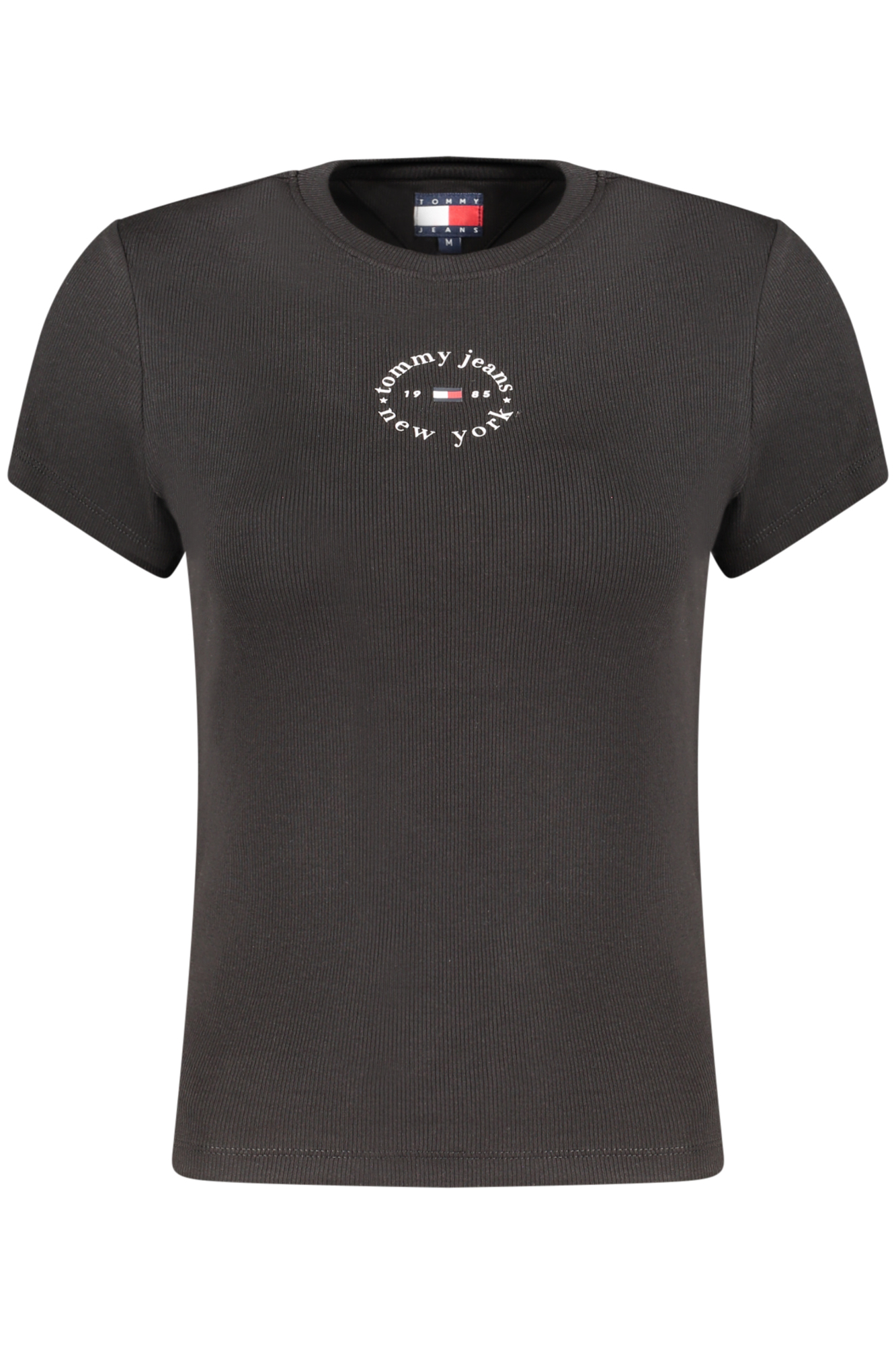 TOMMY HILFIGER WOMEN'S SHORT-SLEEVE T-SHIRT BLACK TOMMY HILFIGER