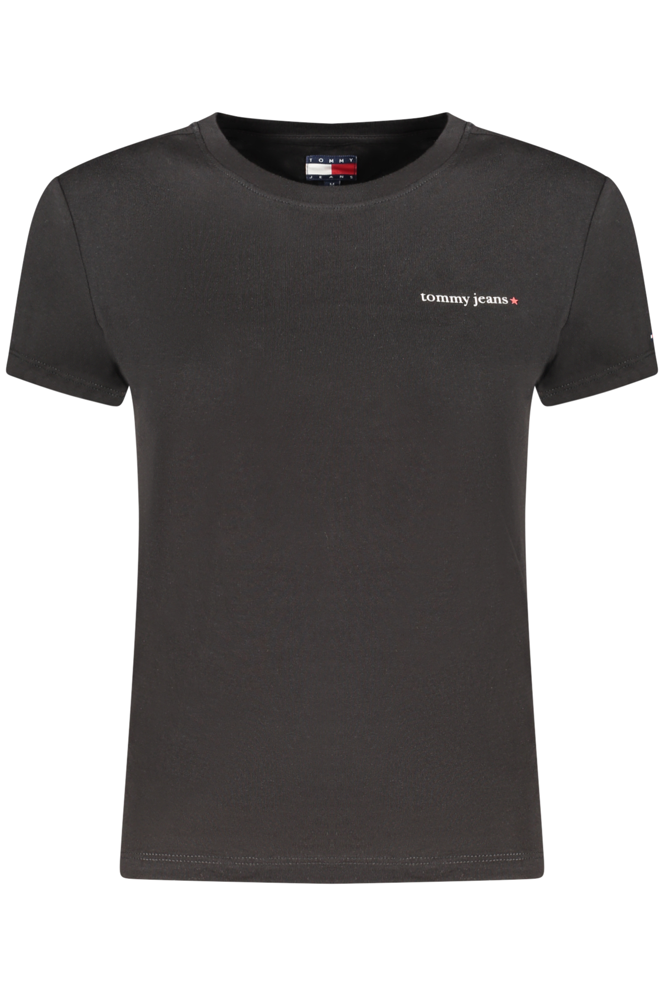 TOMMY HILFIGER WOMEN'S SHORT-SLEEVE T-SHIRT BLACK TOMMY HILFIGER