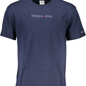 TOMMY HILFIGER MEN'S BLUE SHORT SLEEVE T-SHIRT TOMMY HILFIGER