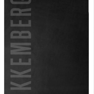 BIKKEMBERGS MEN'S BLACK BEACH TOWEL BIKKEMBERGS