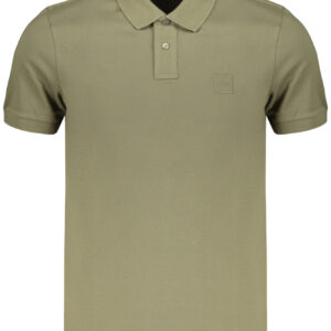 BOSS MEN'S SHORT-SLEEVE POLO SHIRT GREEN BOSS
