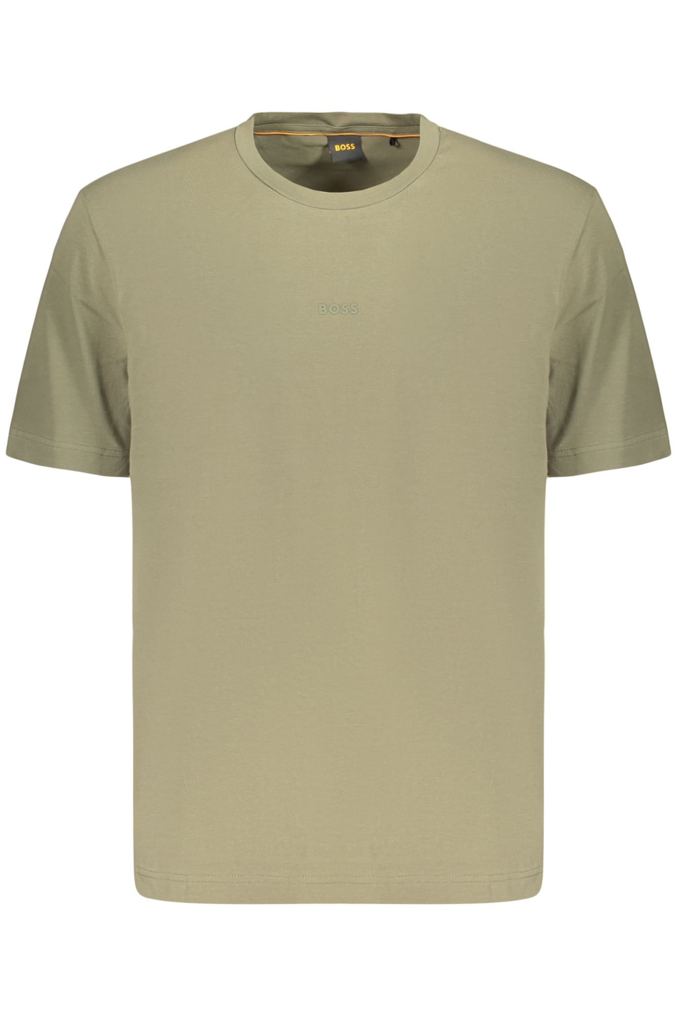 BOSS MEN'S SHORT-SLEEVED T-SHIRT GREEN BOSS