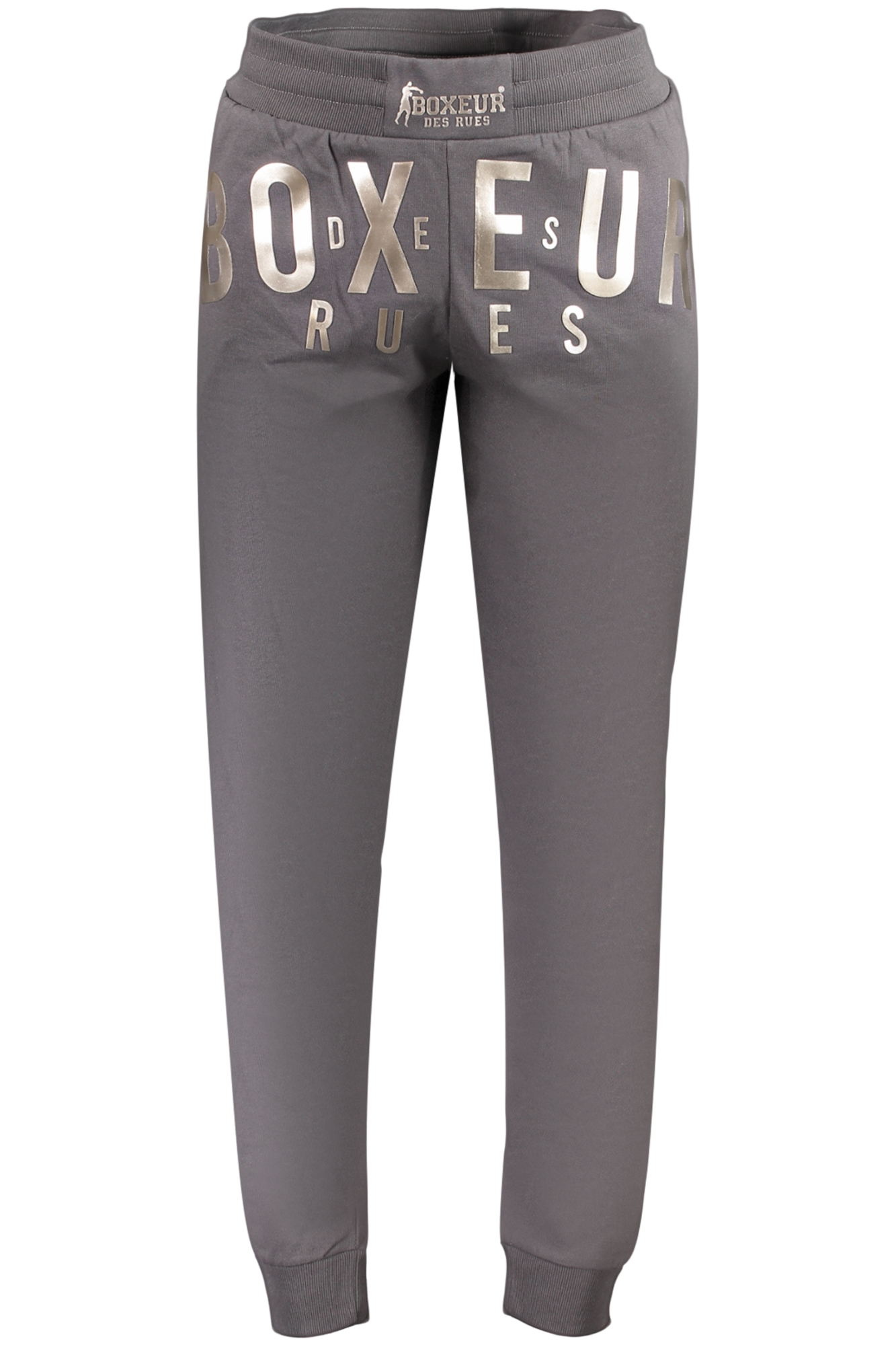 BOXEUR DES RUES MEN'S LONG TRACKSUIT PANTS GREY BOXEUR DES RUES