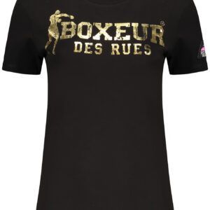 BOXEUR DES RUES WOMEN'S SHORT SLEEVE T-SHIRT BLACK BOXEUR DES RUES