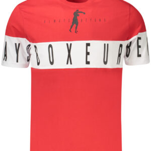 BOXEUR DES RUES MEN'S RED SHORT SLEEVE T-SHIRT BOXEUR DES RUES