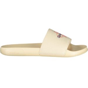 CALVIN KLEIN WOMEN'S BEIGE SLIPPER FOOTWEAR CALVIN KLEIN