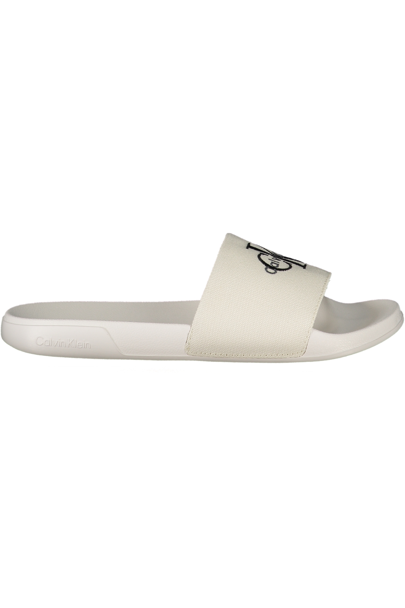 CALVIN KLEIN WOMEN'S WHITE SLIPPER FOOTWEAR CALVIN KLEIN