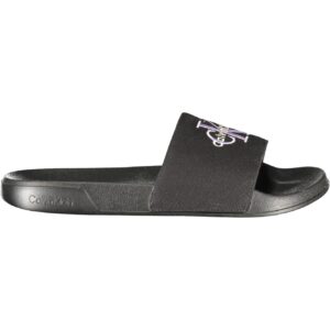 CALVIN KLEIN WOMEN'S BLACK SLIPPER FOOTWEAR CALVIN KLEIN