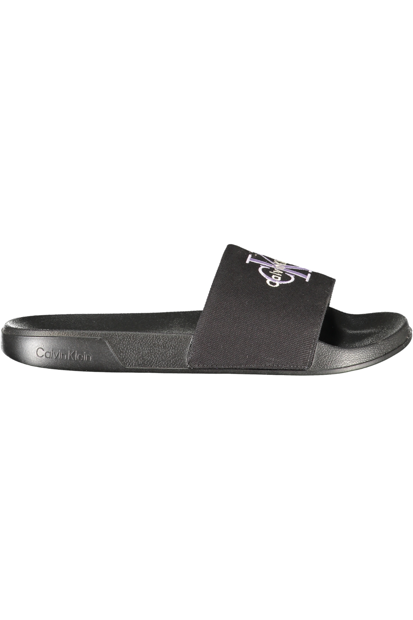 CALVIN KLEIN WOMEN'S BLACK SLIPPER FOOTWEAR CALVIN KLEIN