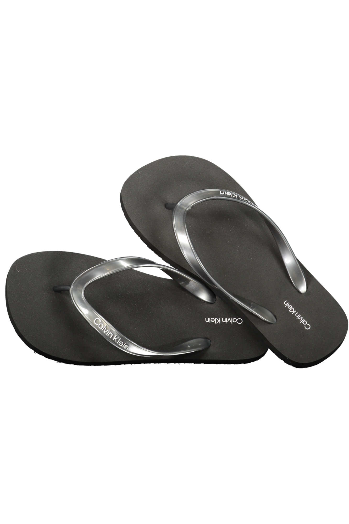 CALVIN KLEIN WOMEN'S BLACK SLIPPER FOOTWEAR CALVIN KLEIN