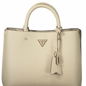GUESS JEANS WOMEN'S BEIGE BAG GUESS JEANS