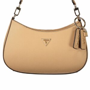 GUESS JEANS WOMEN'S BEIGE BAG GUESS JEANS