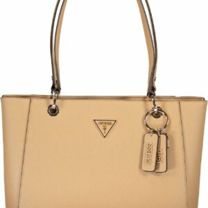 GUESS JEANS WOMEN'S BEIGE BAG GUESS JEANS