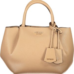 GUESS JEANS WOMEN'S BEIGE BAG GUESS JEANS