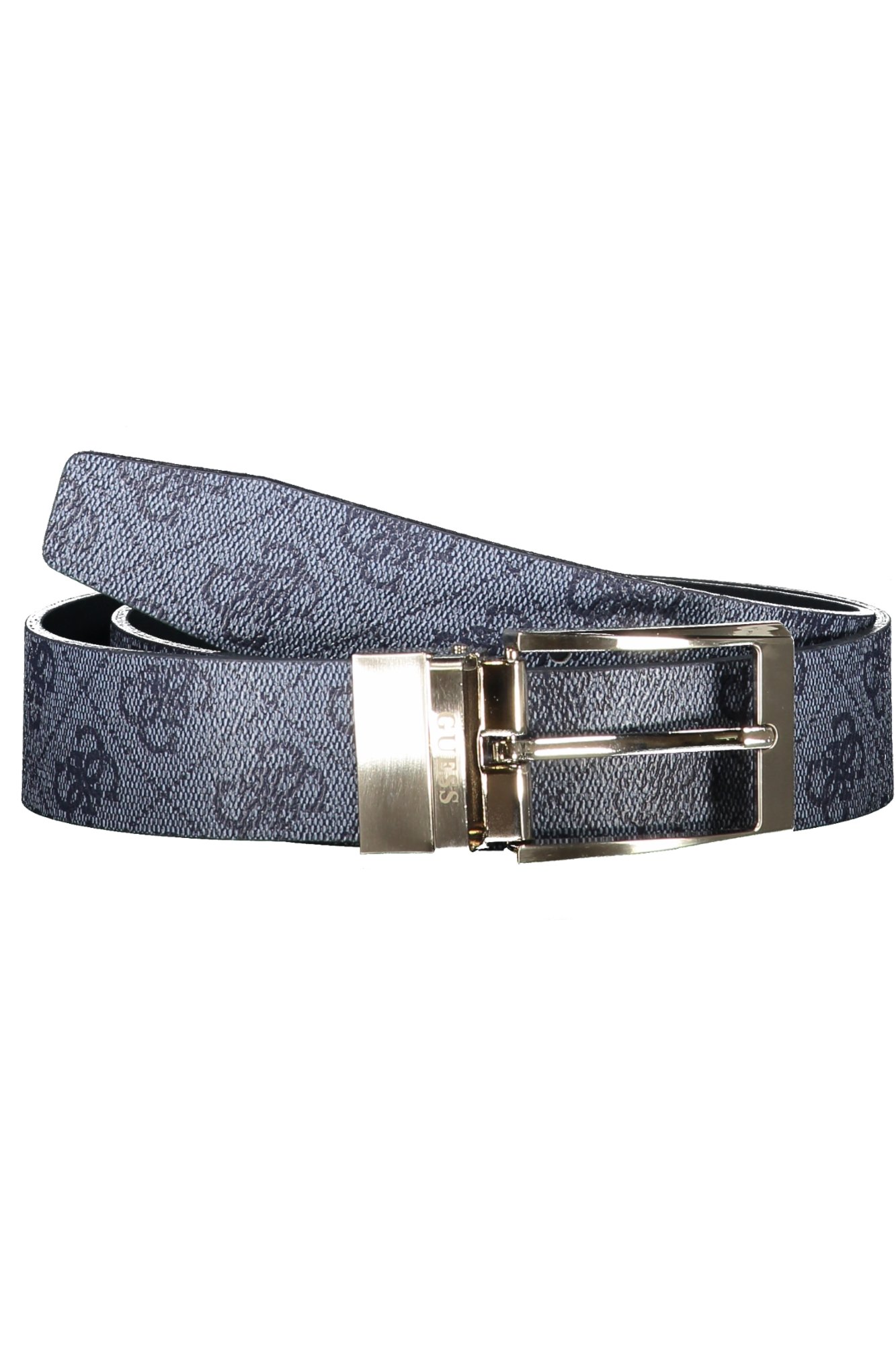 GUESS JEANS MEN'S BLUE LEATHER BELT GUESS JEANS