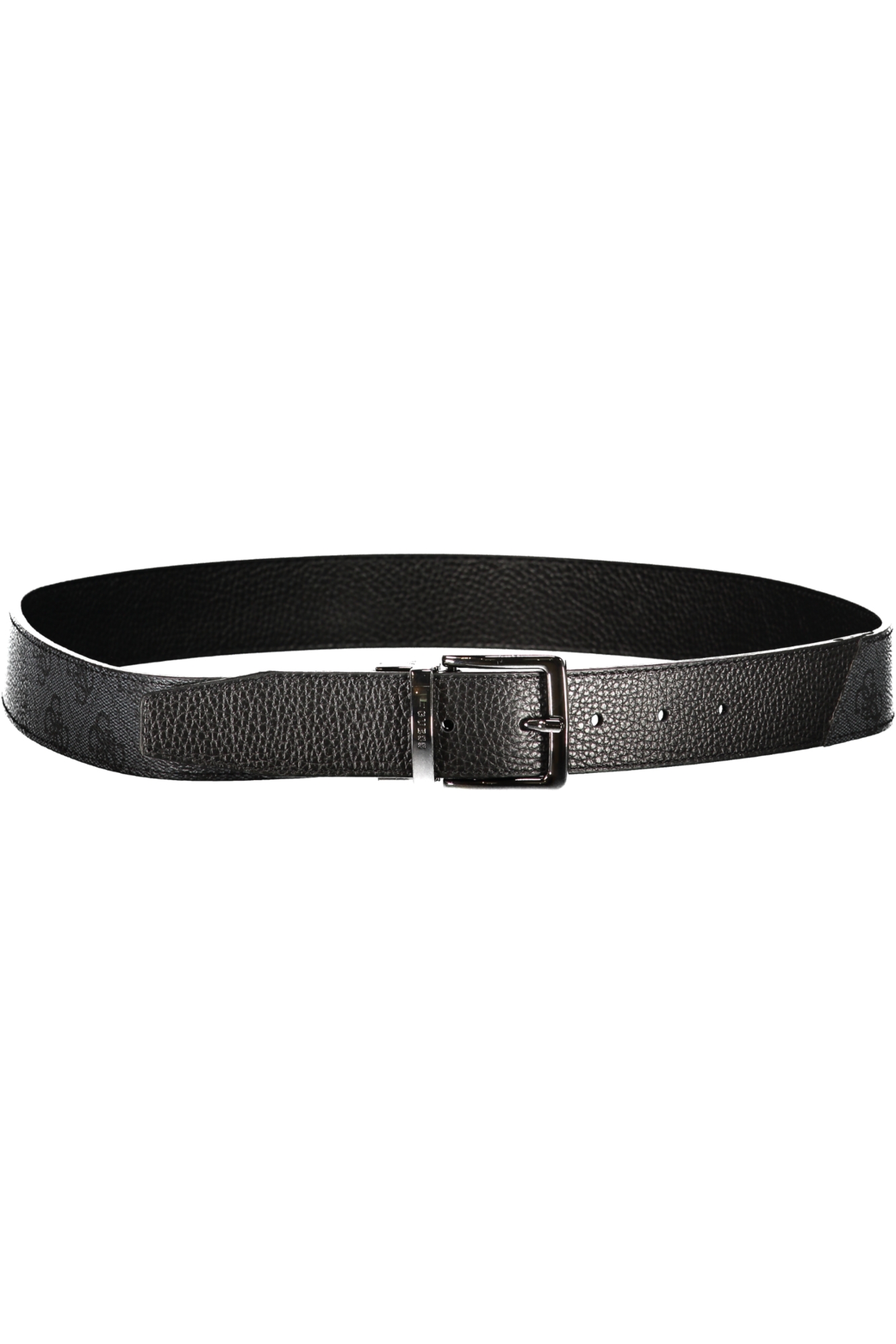 GUESS JEANS MEN'S GREY LEATHER BELT - Image 2