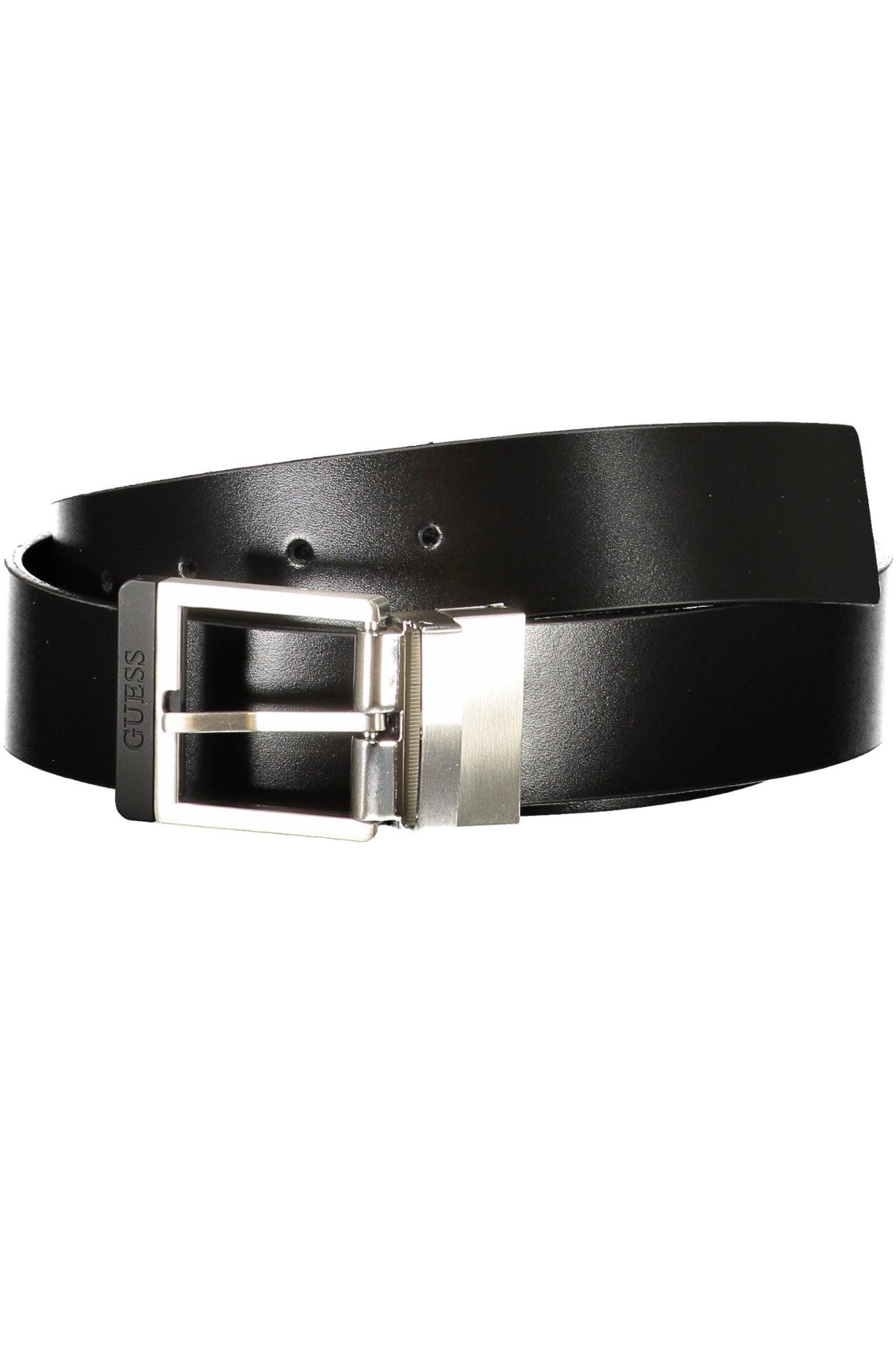 GUESS JEANS MEN'S BLACK LEATHER BELT GUESS JEANS