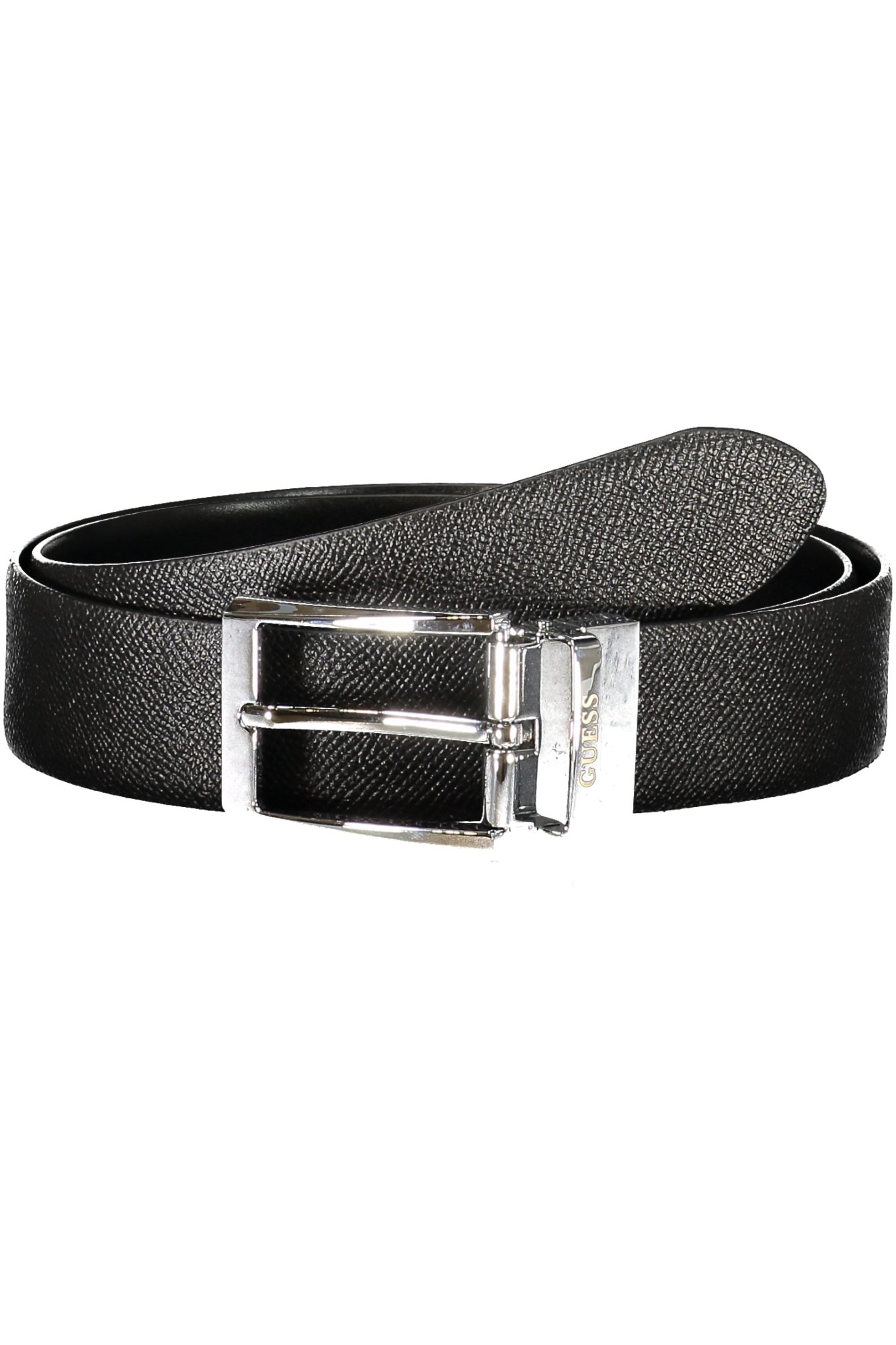 GUESS JEANS MEN'S BLACK LEATHER BELT GUESS JEANS